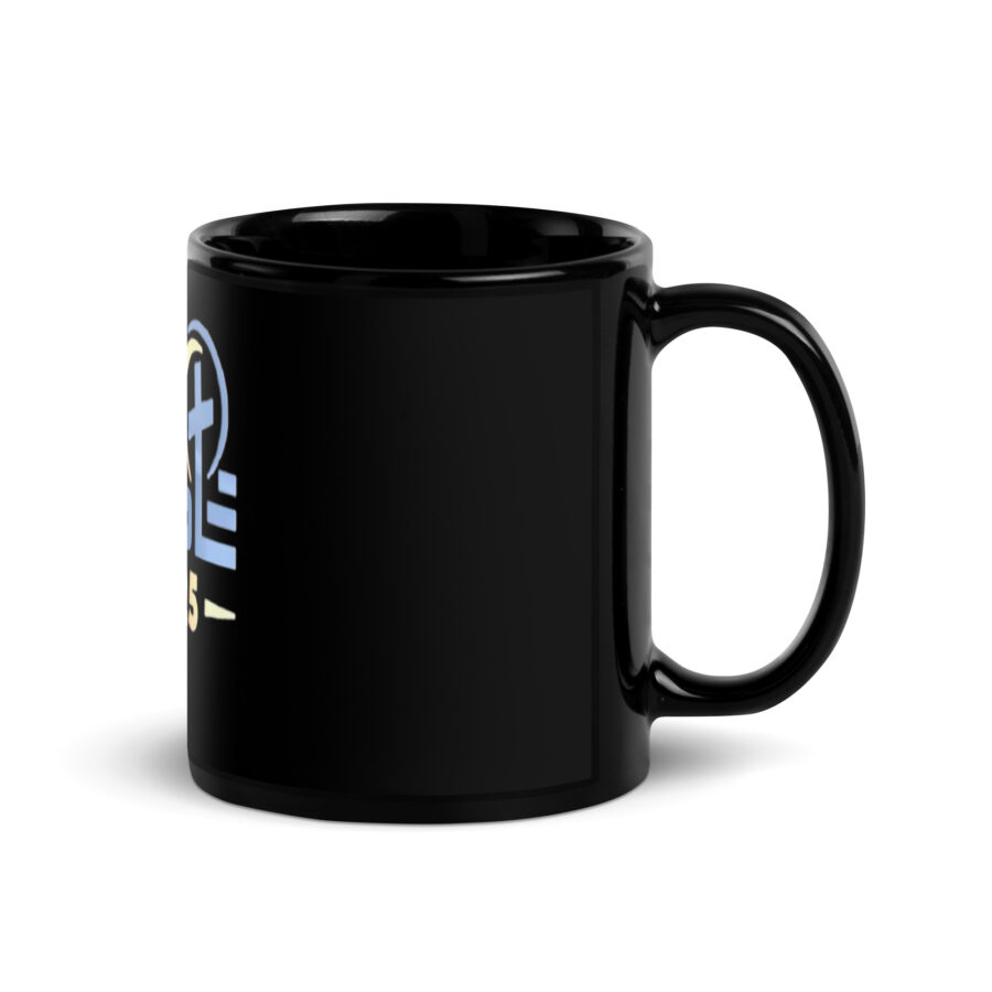 RISE™ Black Glossy Mug