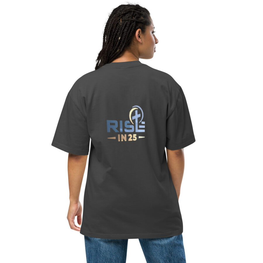 RISE ™ Oversized faded t-shirt - Image 2