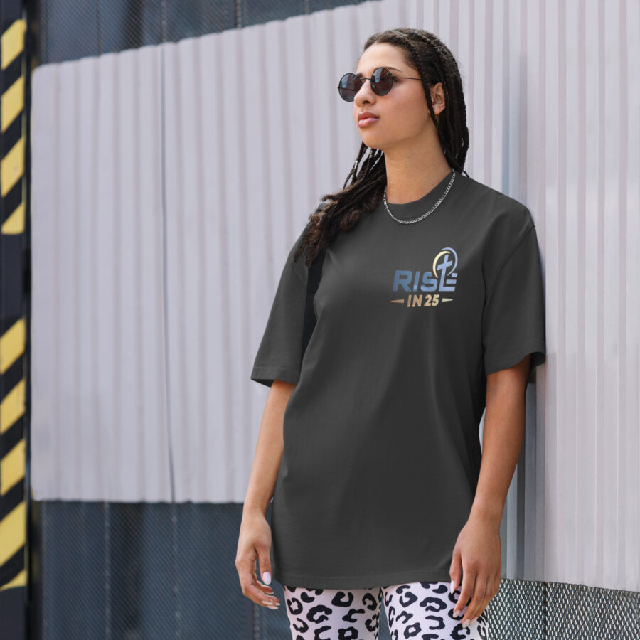 RISE™ Oversized faded t-shirt - Image 3