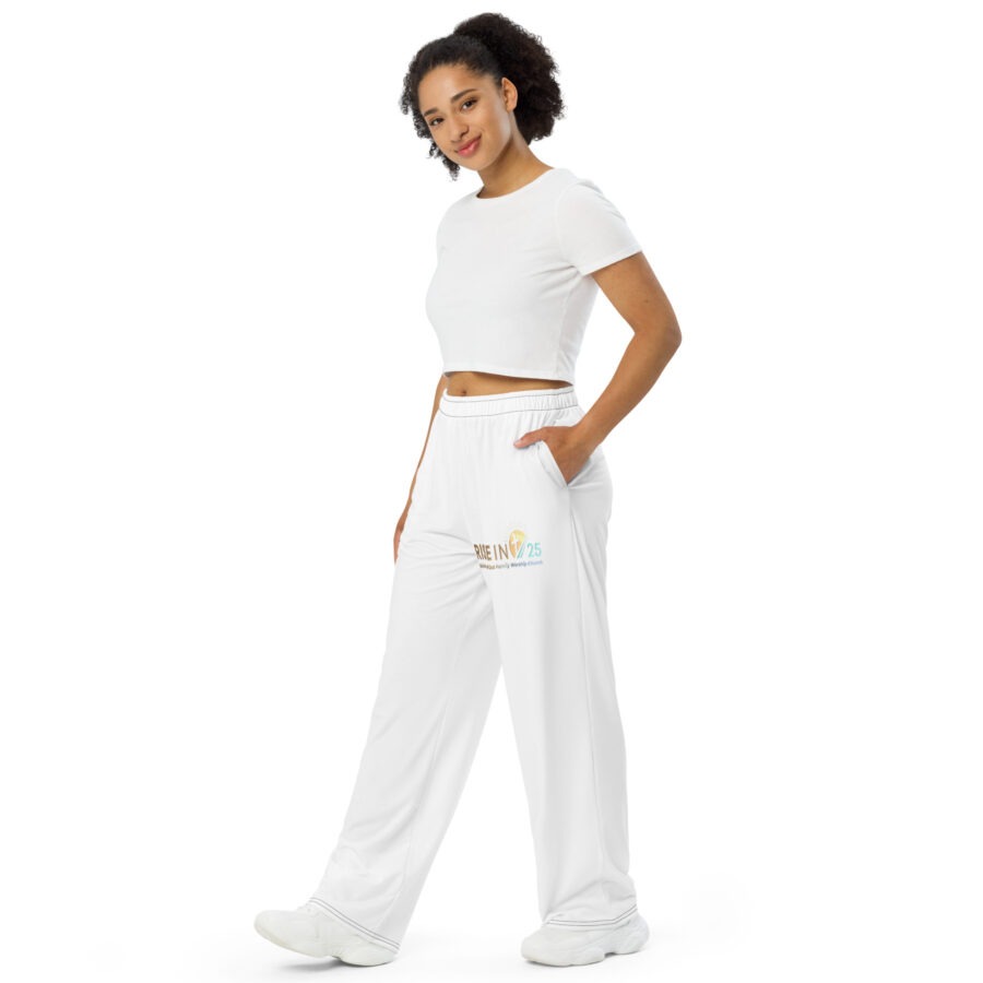 RISEIN25 All-over print unisex wide-leg pants - Image 3