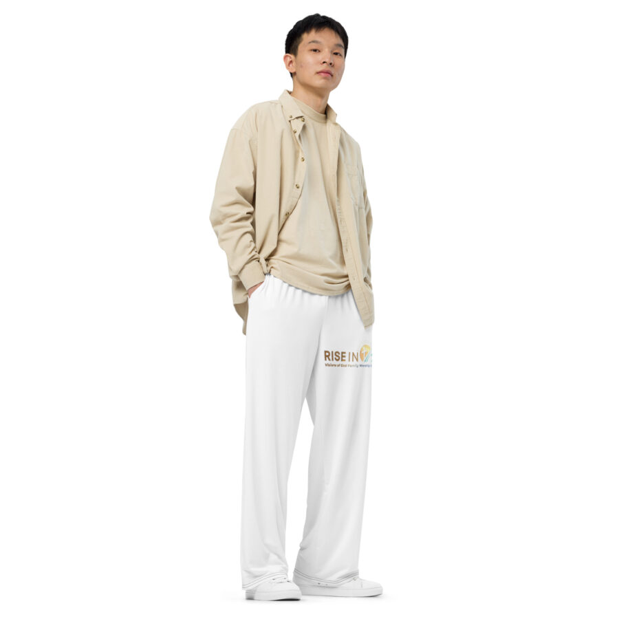 RISEIN25 All-over print unisex wide-leg pants - Image 5