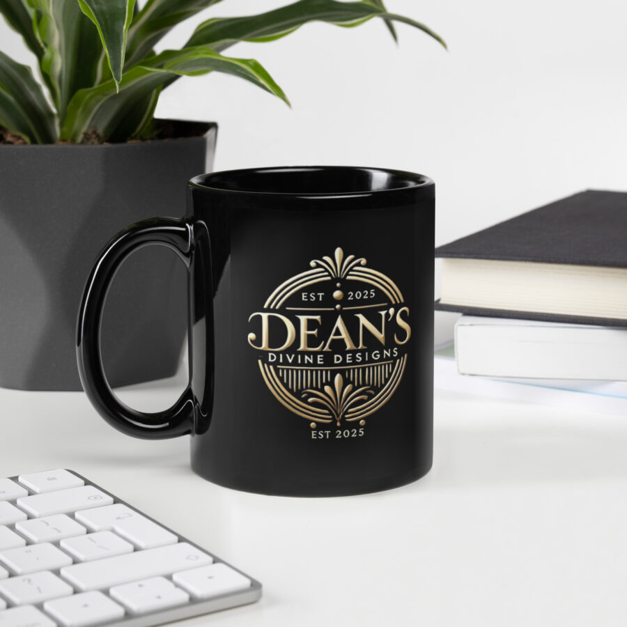 C.H.A.T Black Glossy Mug
