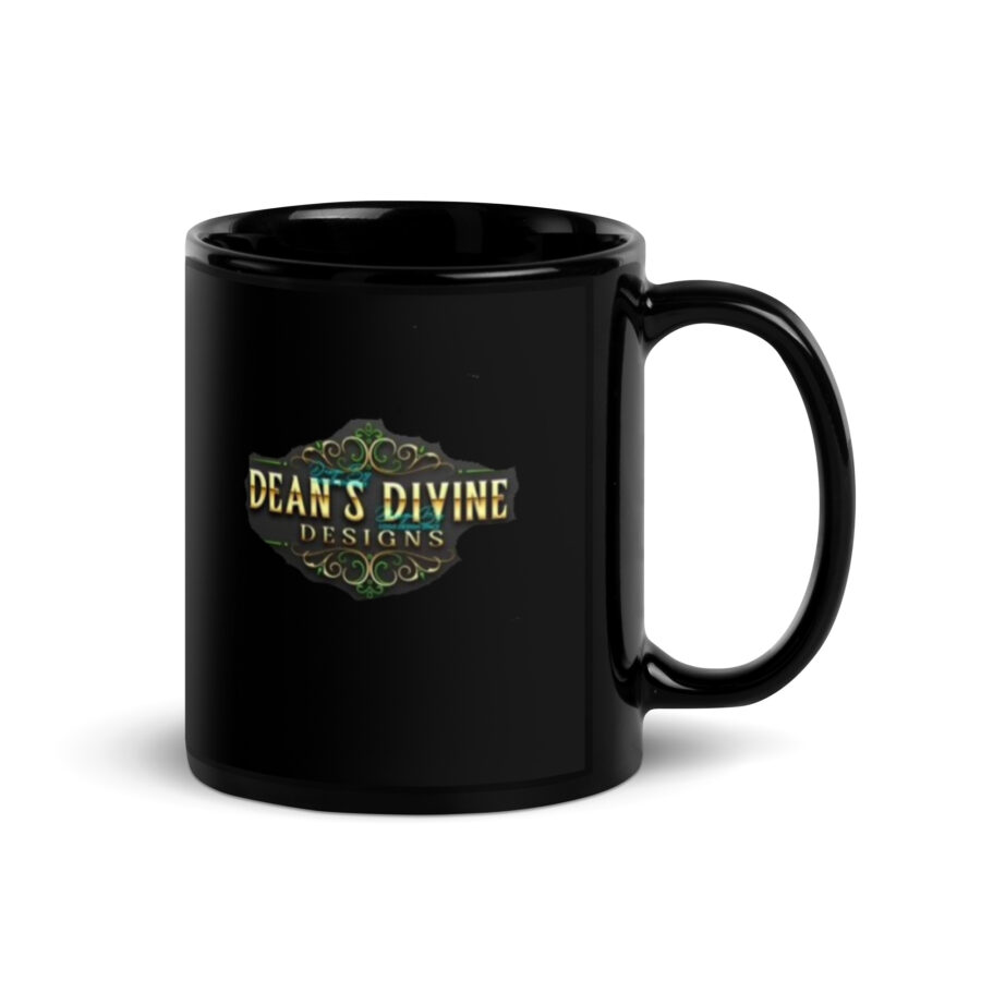 DEAN Black Glossy Mug