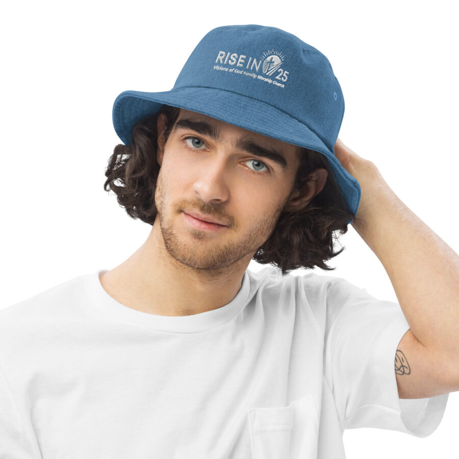 RISE IN '25 Denim bucket hat - Image 2