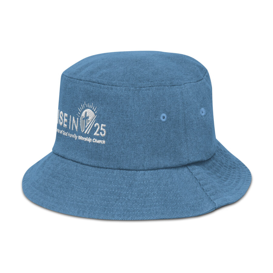 RISE IN '25 Denim bucket hat - Image 6