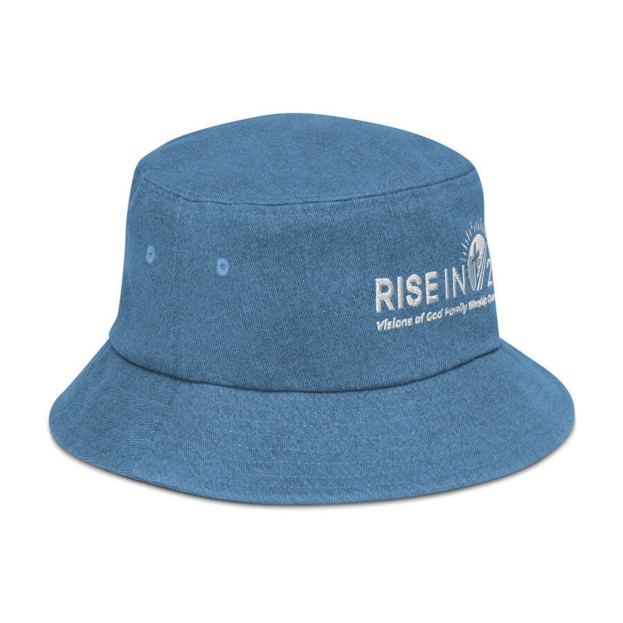 RISE IN '25 Denim bucket hat - Image 5