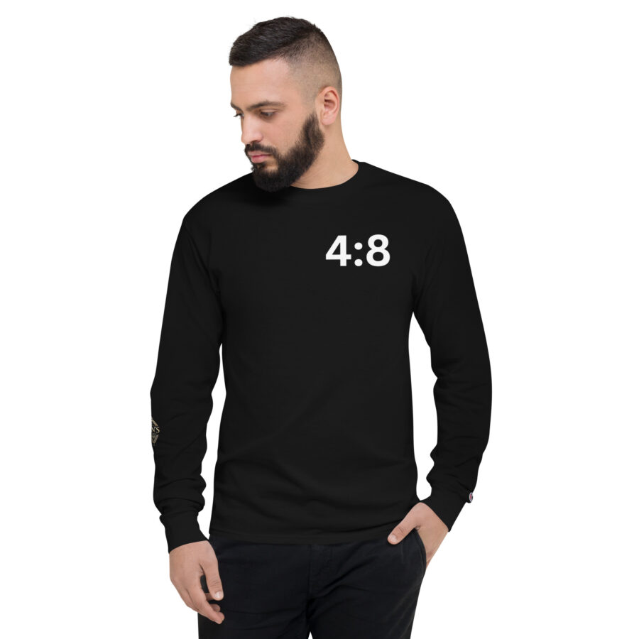 4:8 Men's Champion Long Sleeve Shirt - Image 4