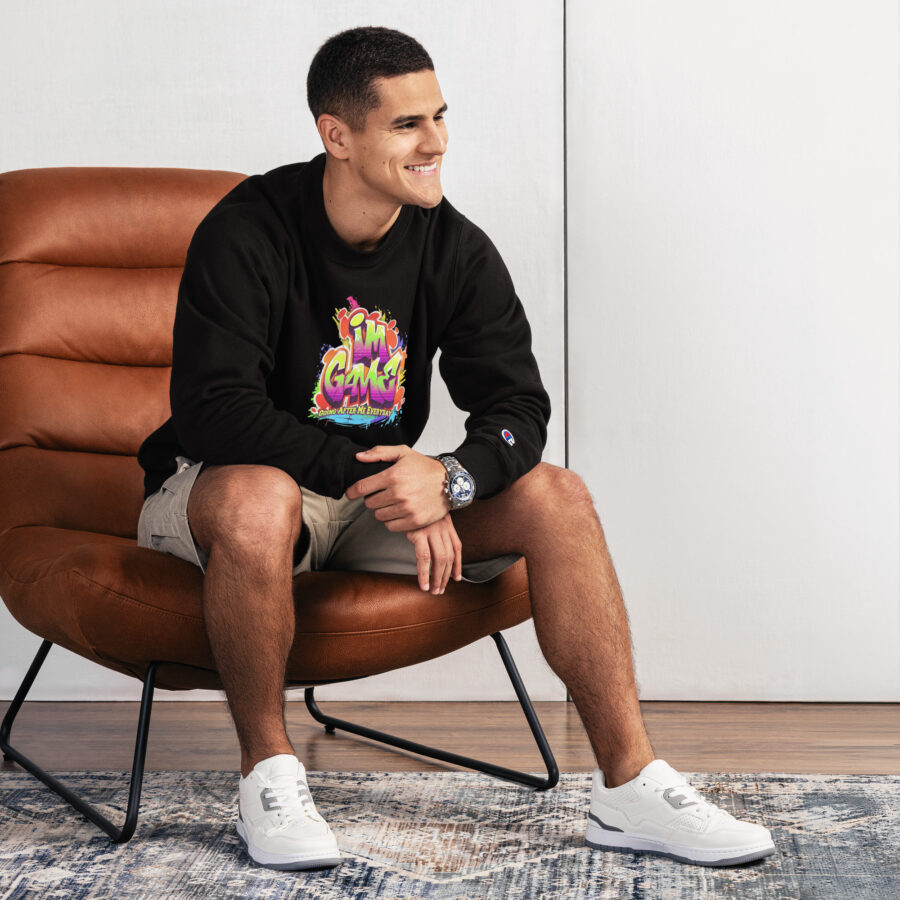 I'M G.A.M.E Champion Sweatshirt - Image 3