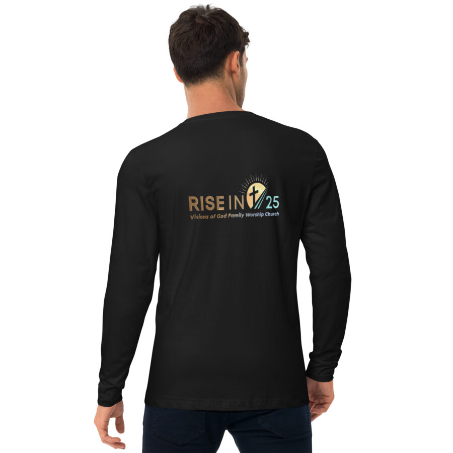 RISE IN '25 Long Sleeve Fitted Crew - Image 3