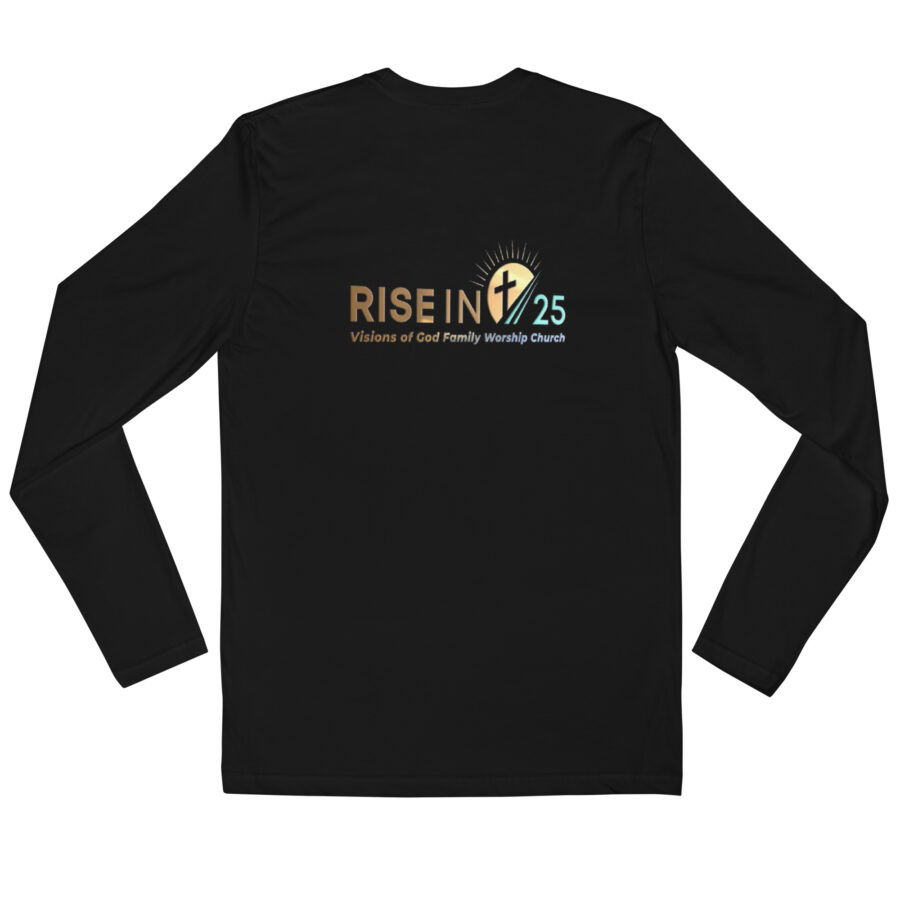 RISE IN '25 Long Sleeve Fitted Crew - Image 4