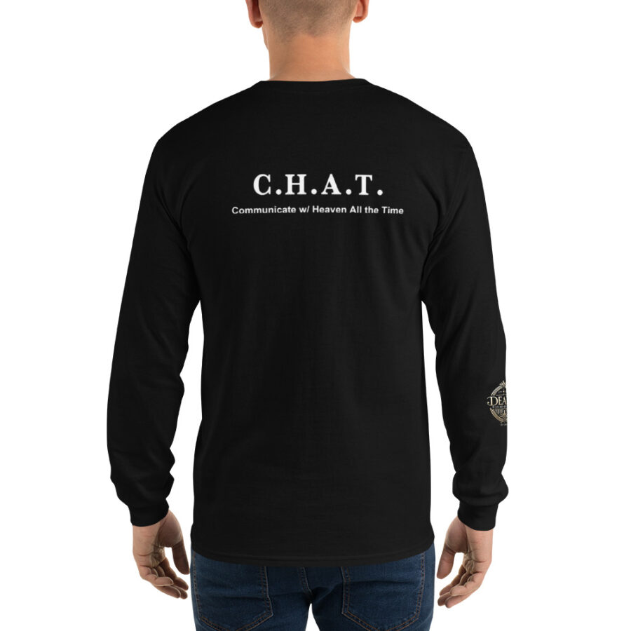 C.H.A.T Men’s Long Sleeve Shirt - Image 3