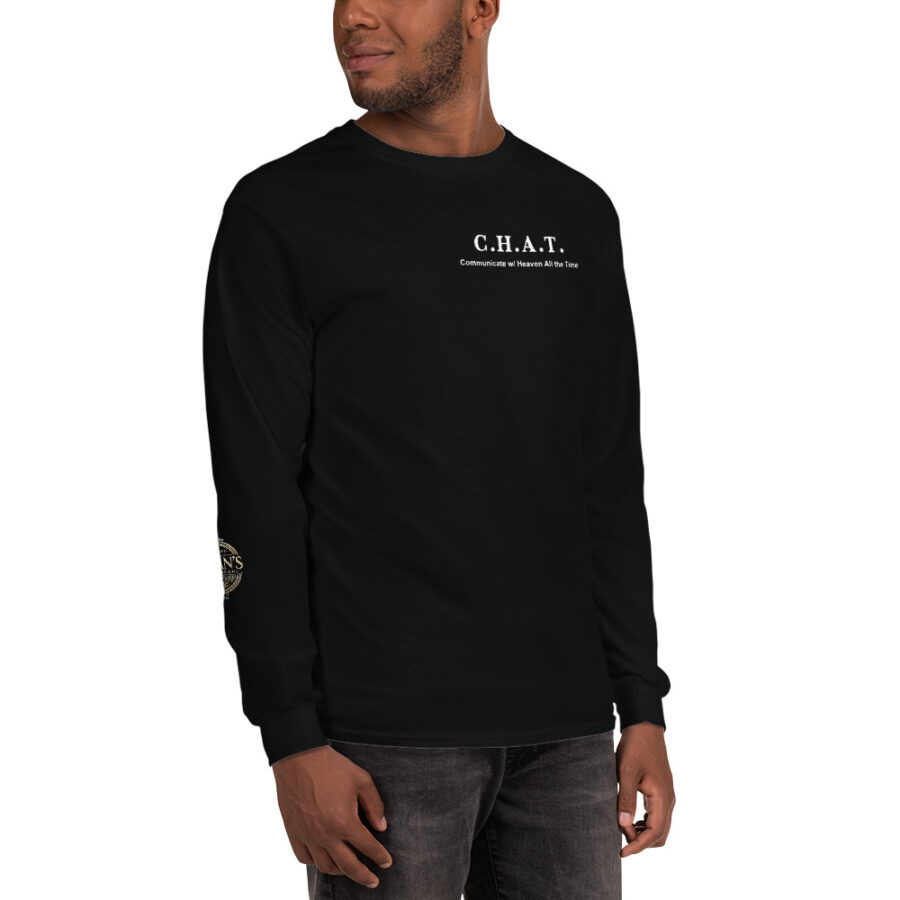 C.H.A.T Men’s Long Sleeve Shirt - Image 4
