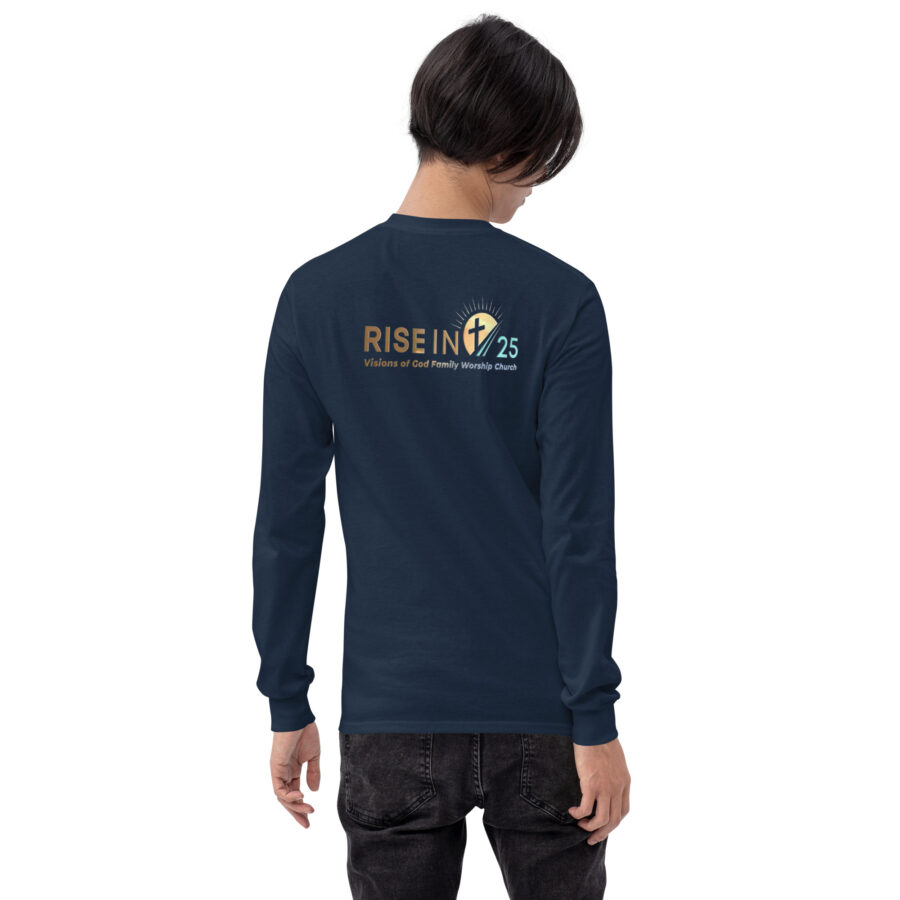 RISE IN '25 Men’s Long Sleeve Shirt - Image 5