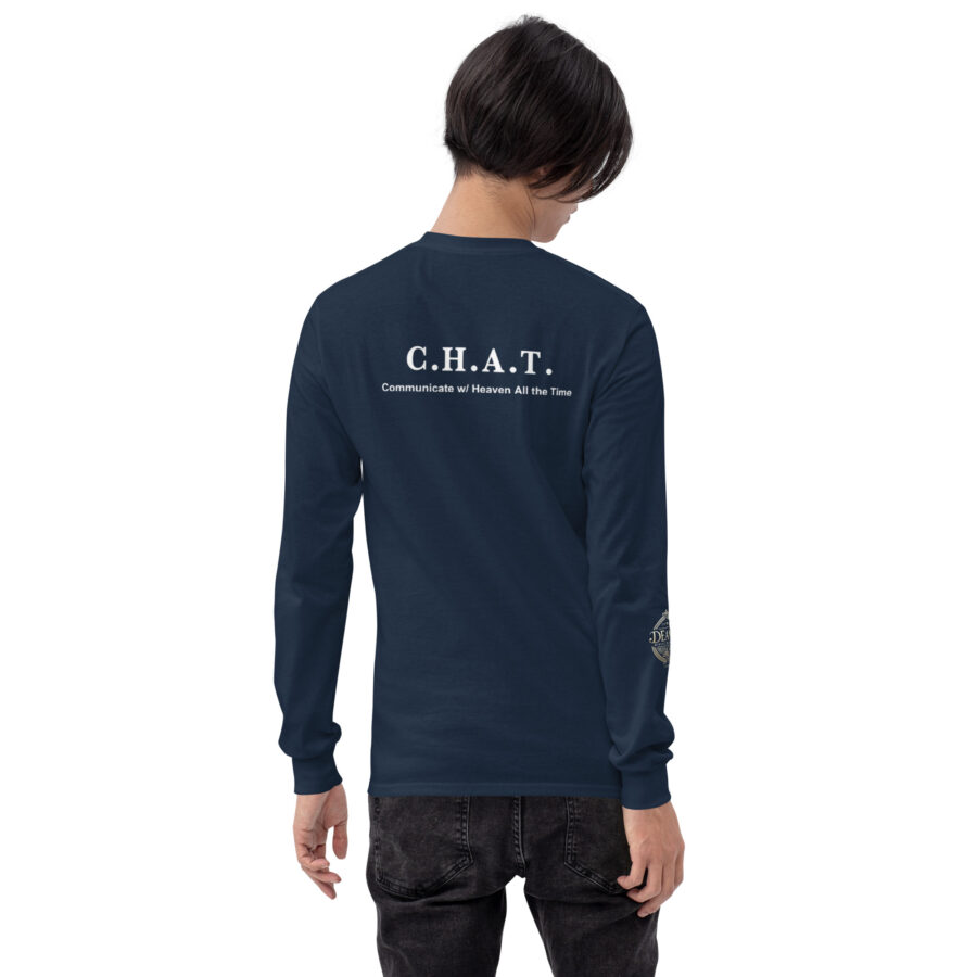 C.H.A.T Men’s Long Sleeve Shirt - Image 12