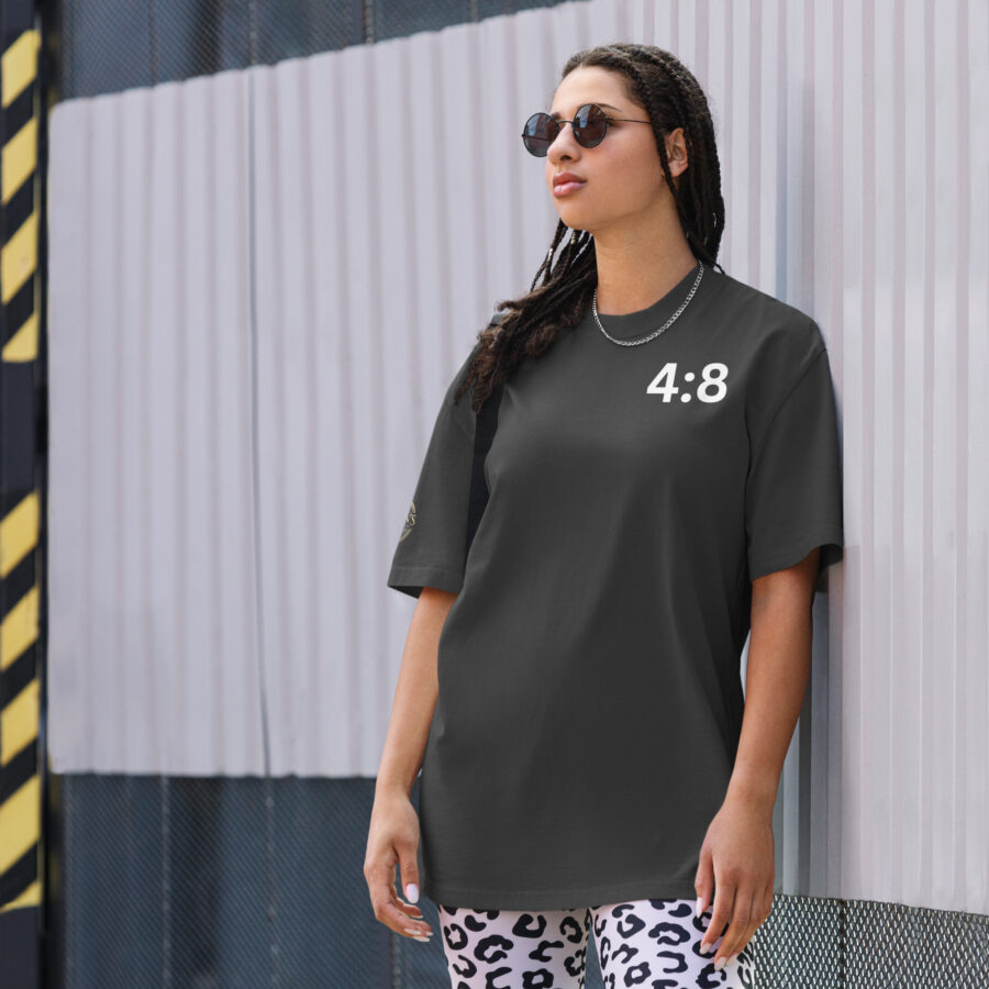 4:8 Oversized faded t-shirt - Image 2