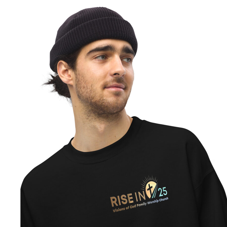 RISE IN '25 Unisex Sweatshirt - Image 3
