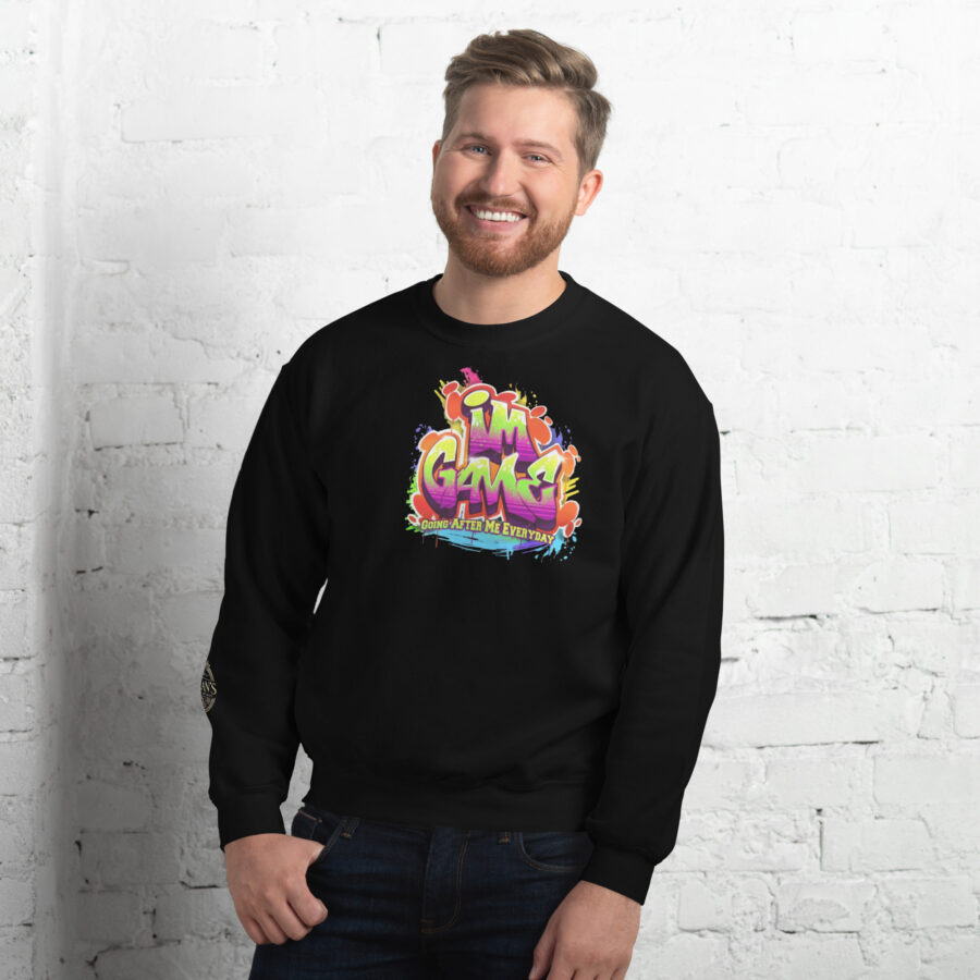 I'M G.A.M.E Unisex Sweatshirt - Image 3