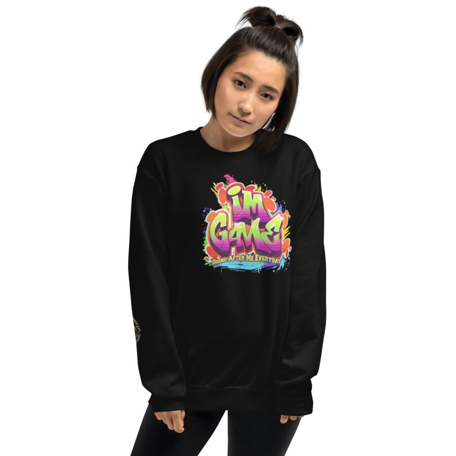 I'M G.A.M.E Unisex Sweatshirt - Image 4