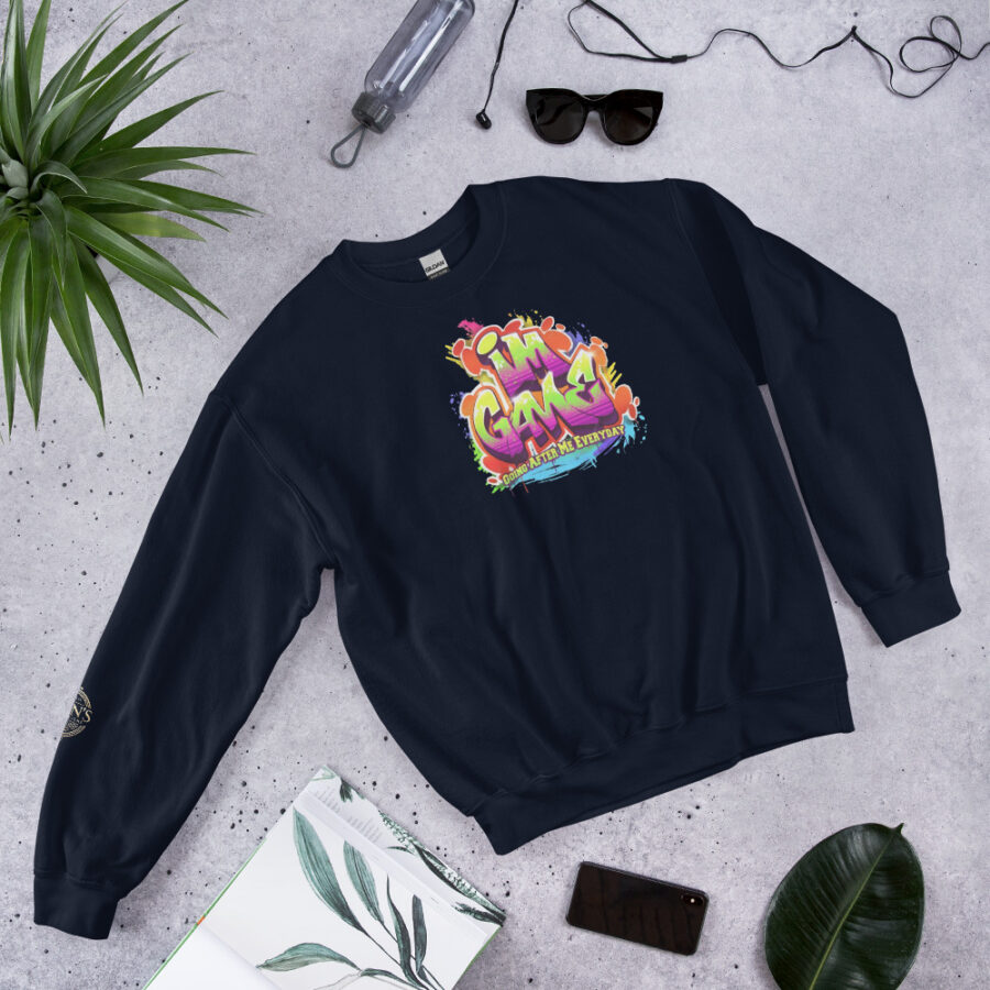 I'M G.A.M.E Unisex Sweatshirt - Image 6