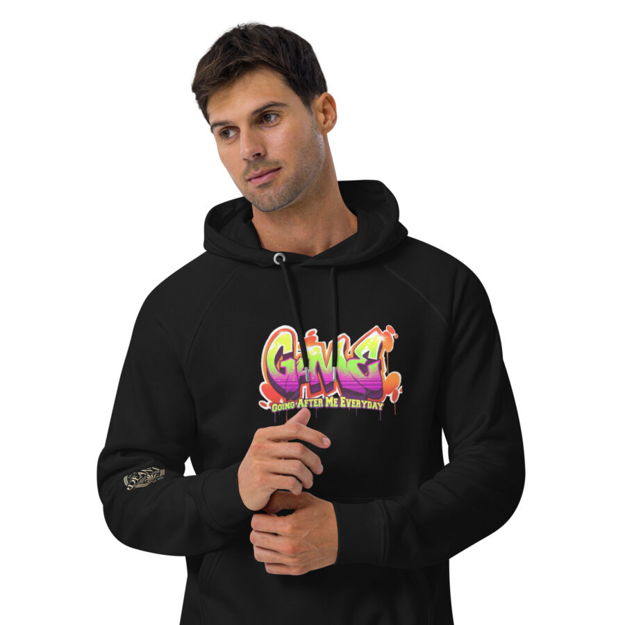 G.A.M.E Unisex eco raglan hoodie - Image 7