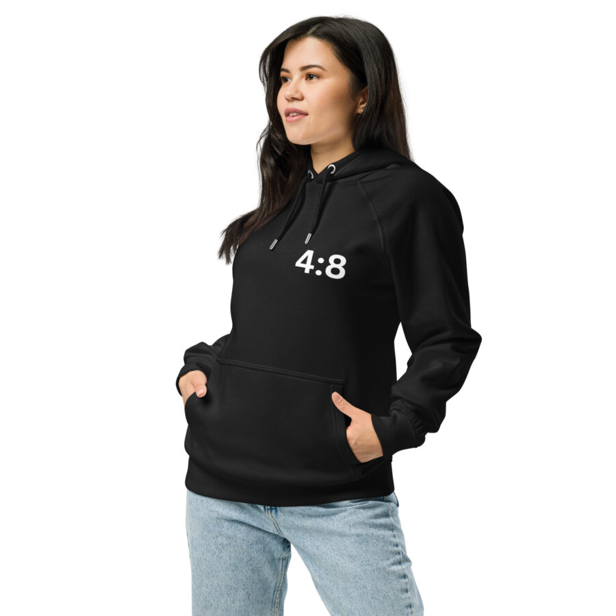 4:8 Unisex eco raglan hoodie - Image 2