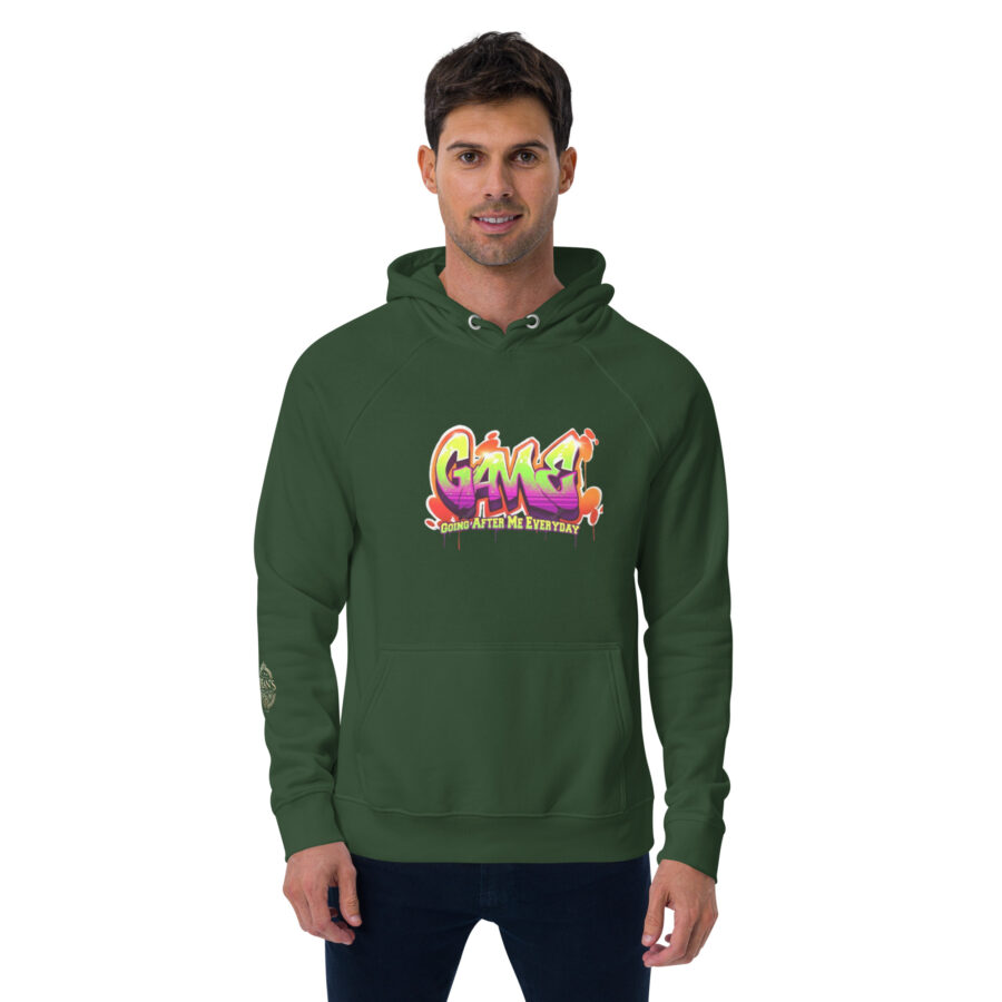 G.A.M.E Unisex eco raglan hoodie - Image 23