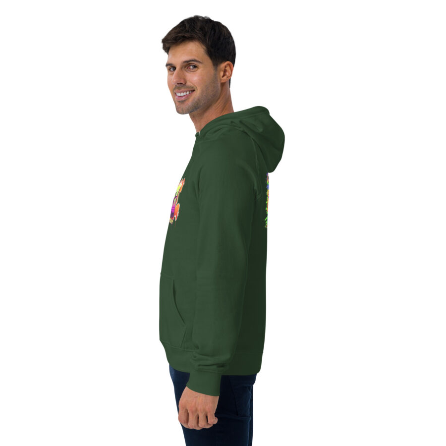 G.A.M.E Unisex eco raglan hoodie - Image 28