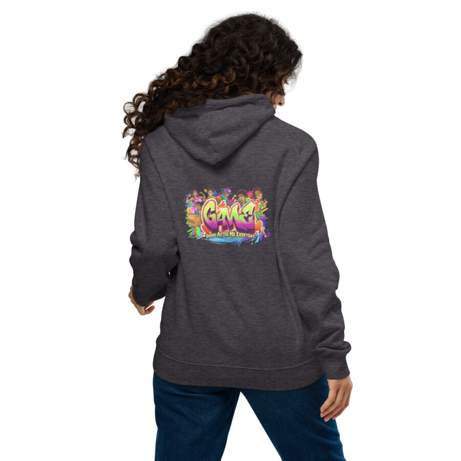 GAME™ Unisex eco raglan hoodie - Image 4