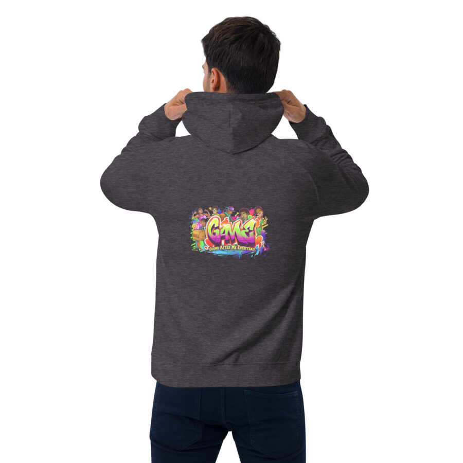 GAME™ Unisex eco raglan hoodie - Image 8