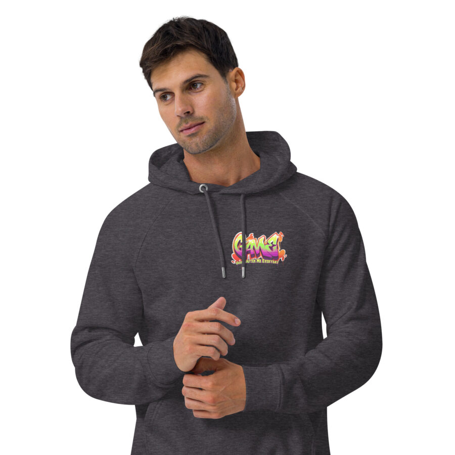 GAME™ Unisex eco raglan hoodie - Image 7