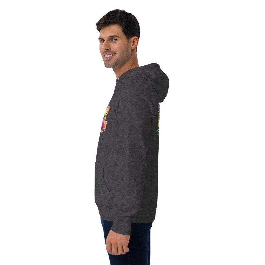 G.A.M.E Unisex eco raglan hoodie - Image 19