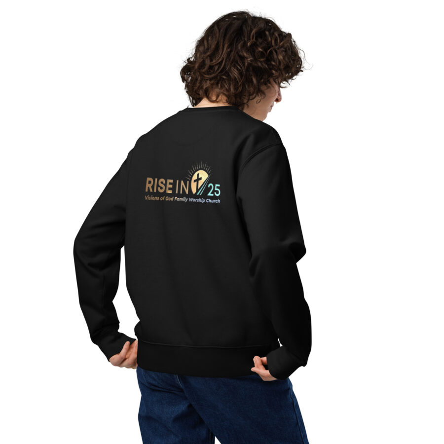 RISE IN '25 Unisex eco sweatshirt - Image 2