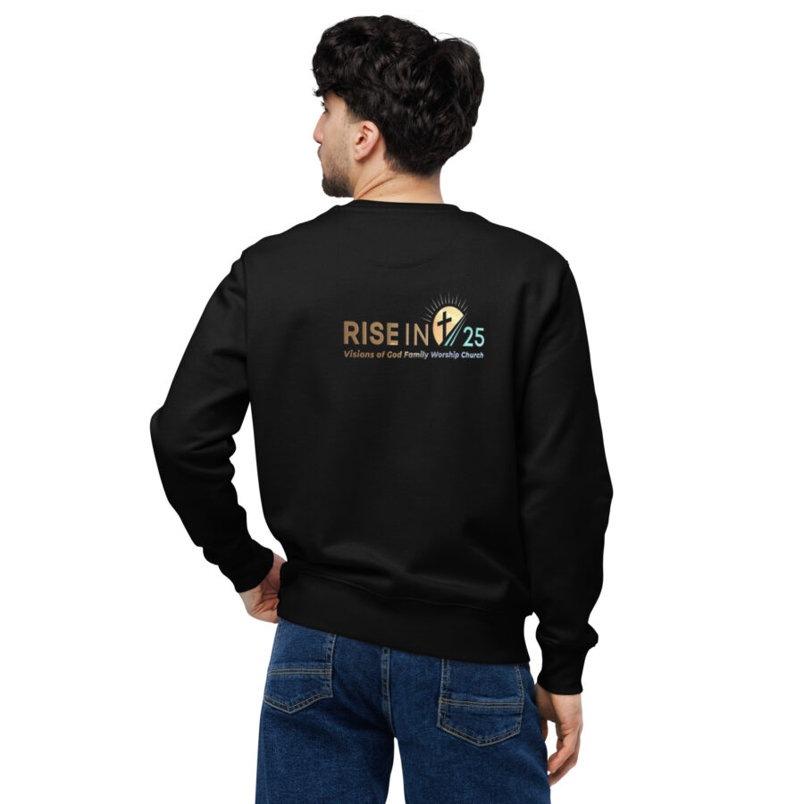 RISE IN '25 Unisex eco sweatshirt - Image 4