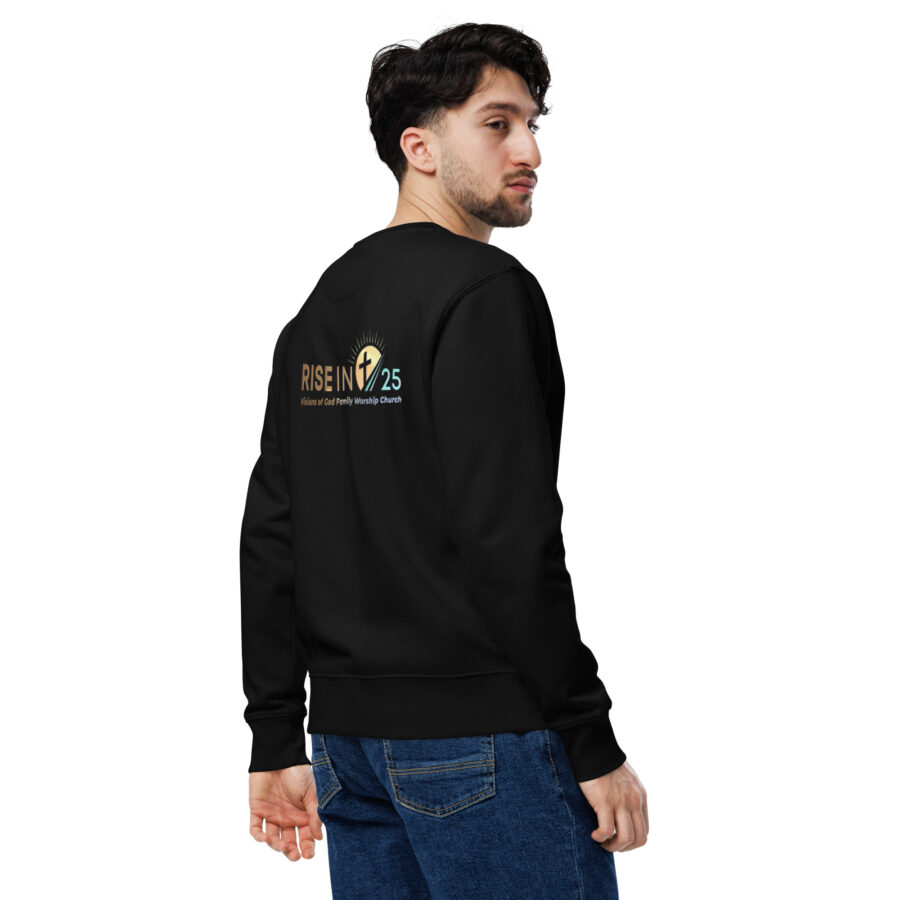 RISE IN '25 Unisex eco sweatshirt - Image 5