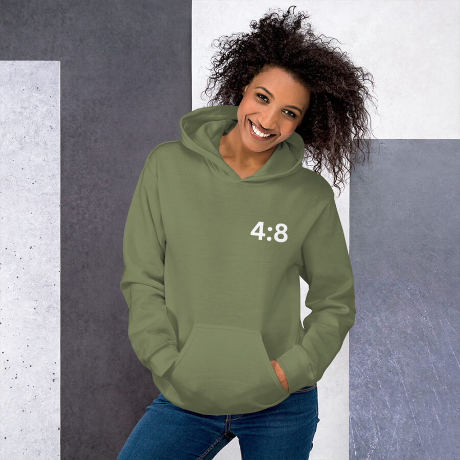 4:8 Unisex Hoodie - Image 2