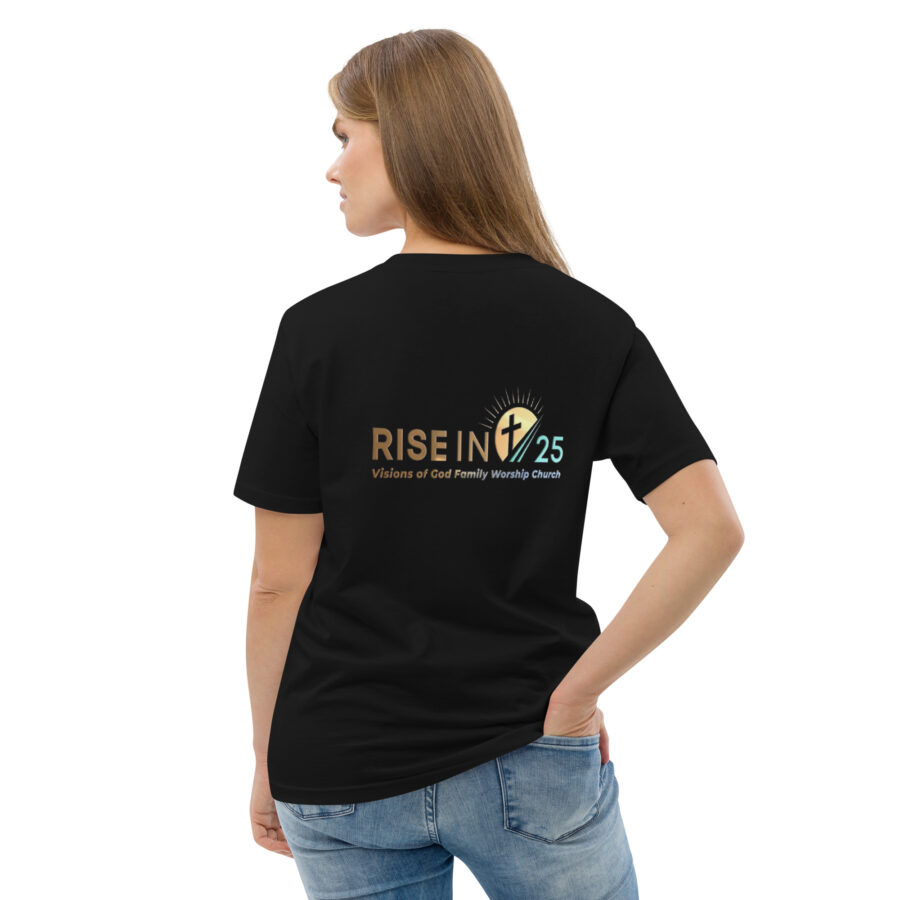 RISE IN '25 Unisex organic cotton t-shirt - Image 13