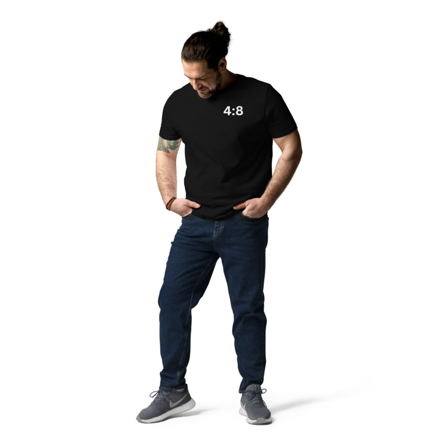4:8 Unisex organic cotton t-shirt - Image 4