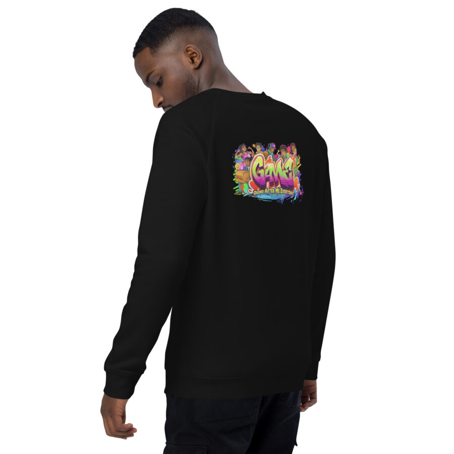 GAME™ Unisex organic raglan sweatshirt - Image 16