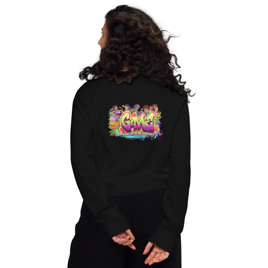GAME™ Unisex organic raglan sweatshirt - Image 4