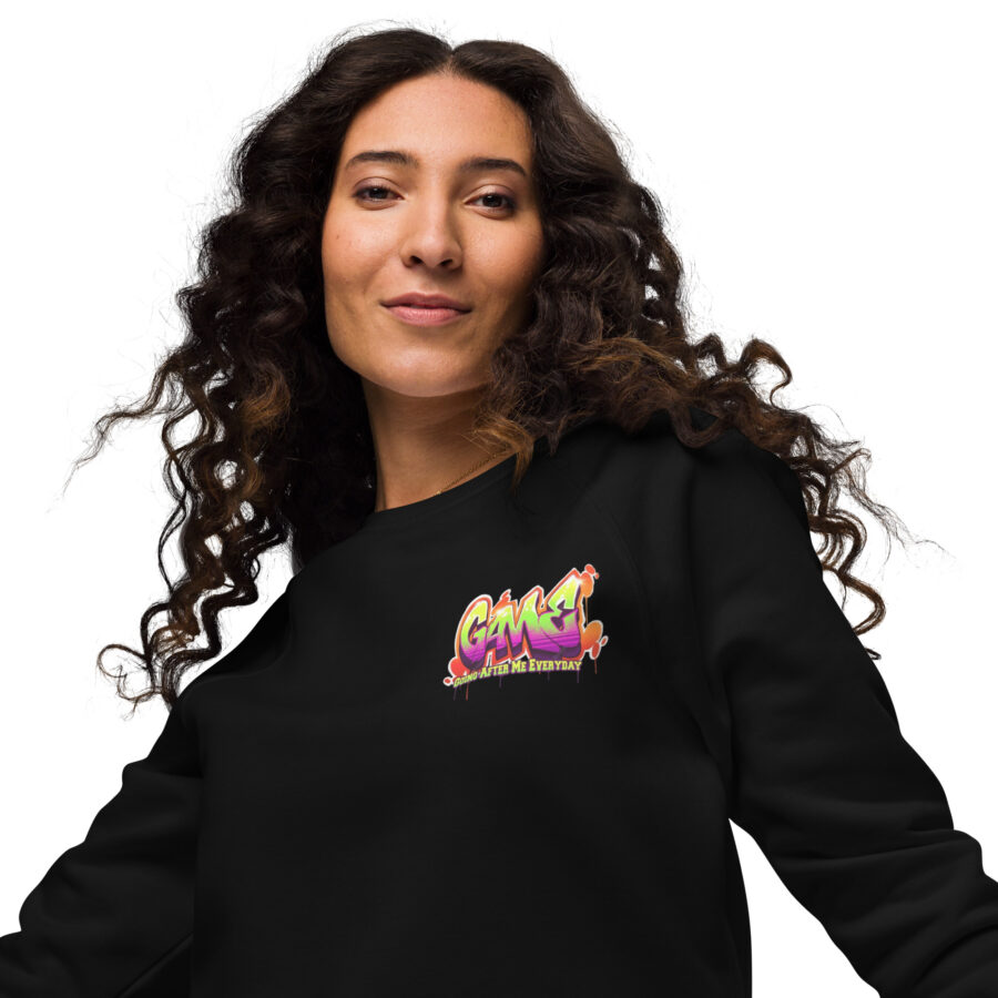 GAME™ Unisex organic raglan sweatshirt - Image 5