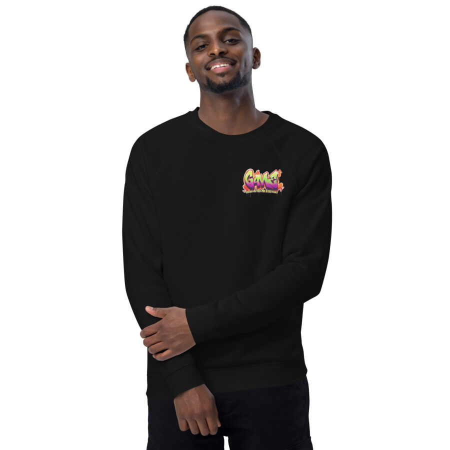 GAME™ Unisex organic raglan sweatshirt - Image 7