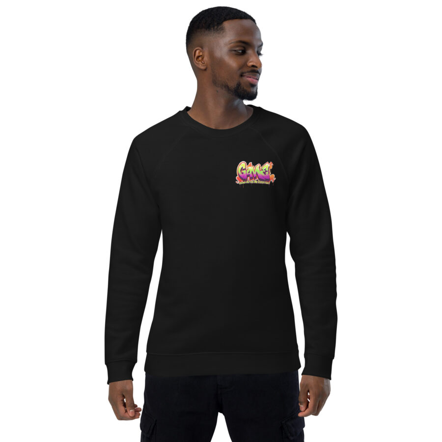 GAME™ Unisex organic raglan sweatshirt