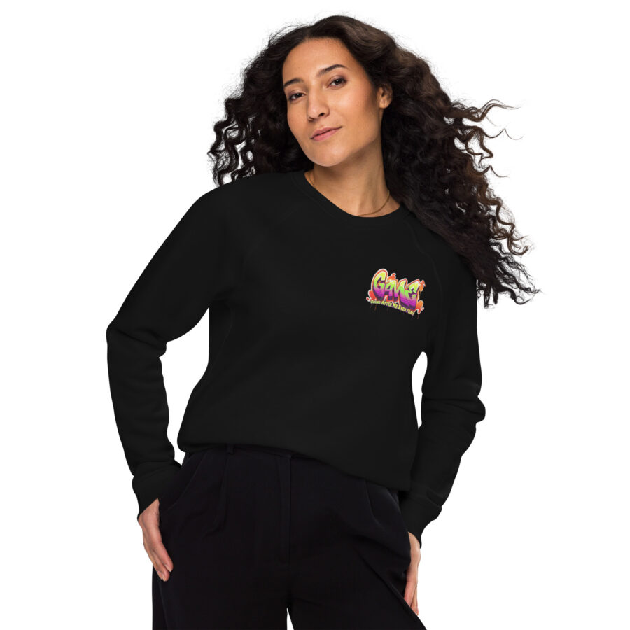 GAME™ Unisex organic raglan sweatshirt - Image 6