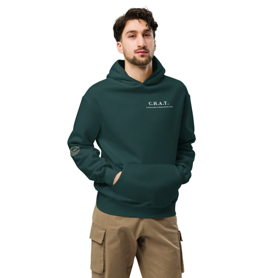 C.H.A.T Unisex oversized hoodie - Image 8