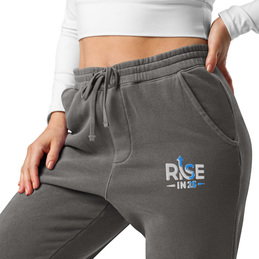 RISEIN25 Unisex pigment-dyed sweatpants - Image 2