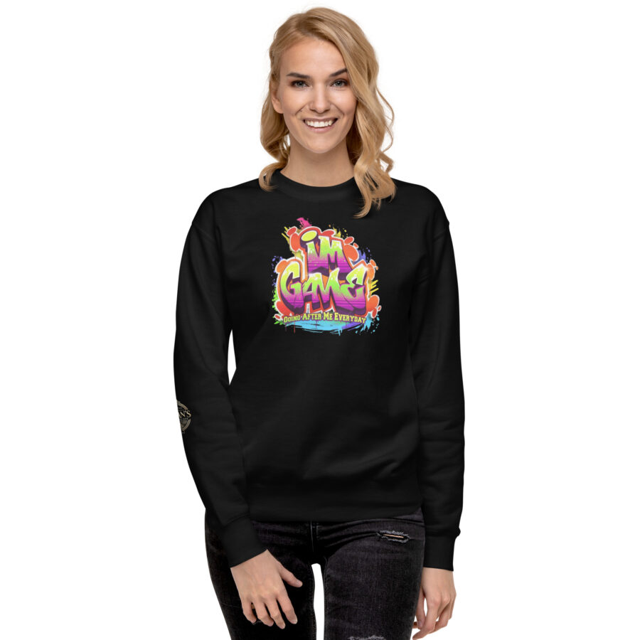 I'M G.A.M.E Unisex Premium Sweatshirt - Image 4