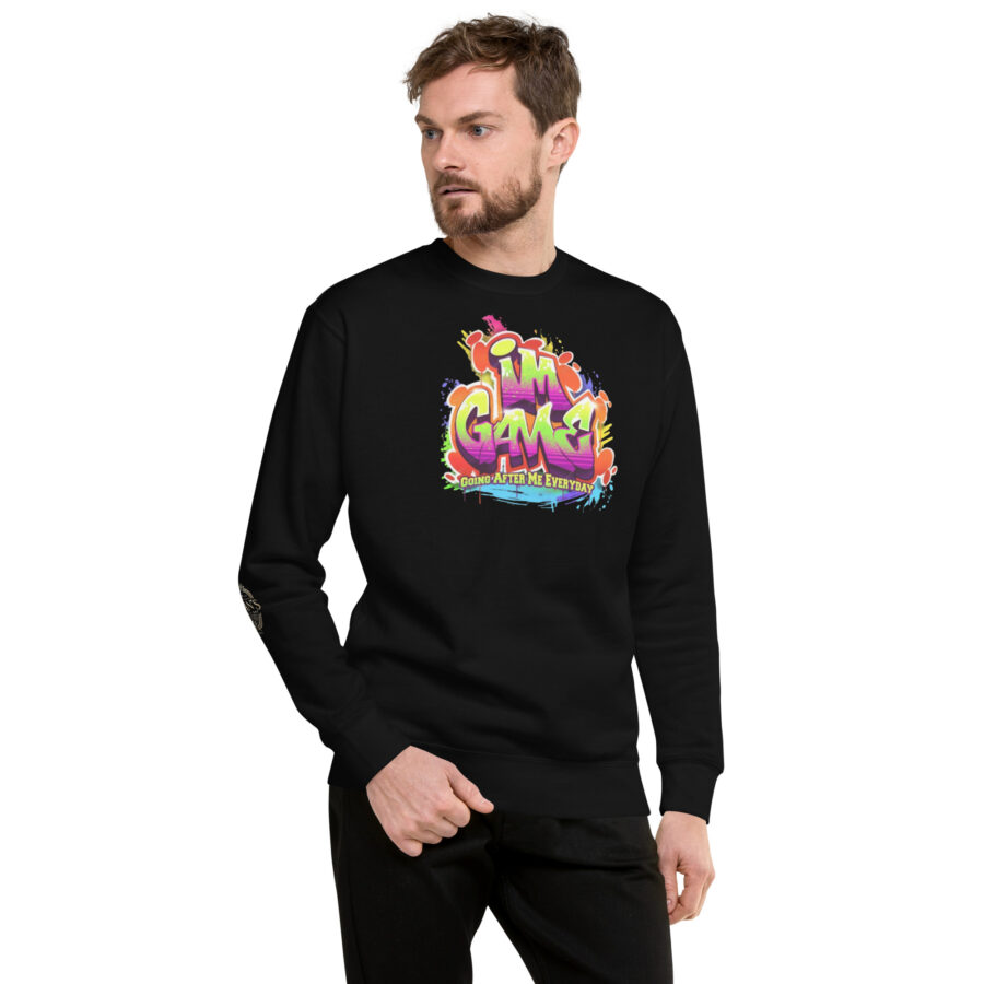 I'M G.A.M.E Unisex Premium Sweatshirt - Image 2