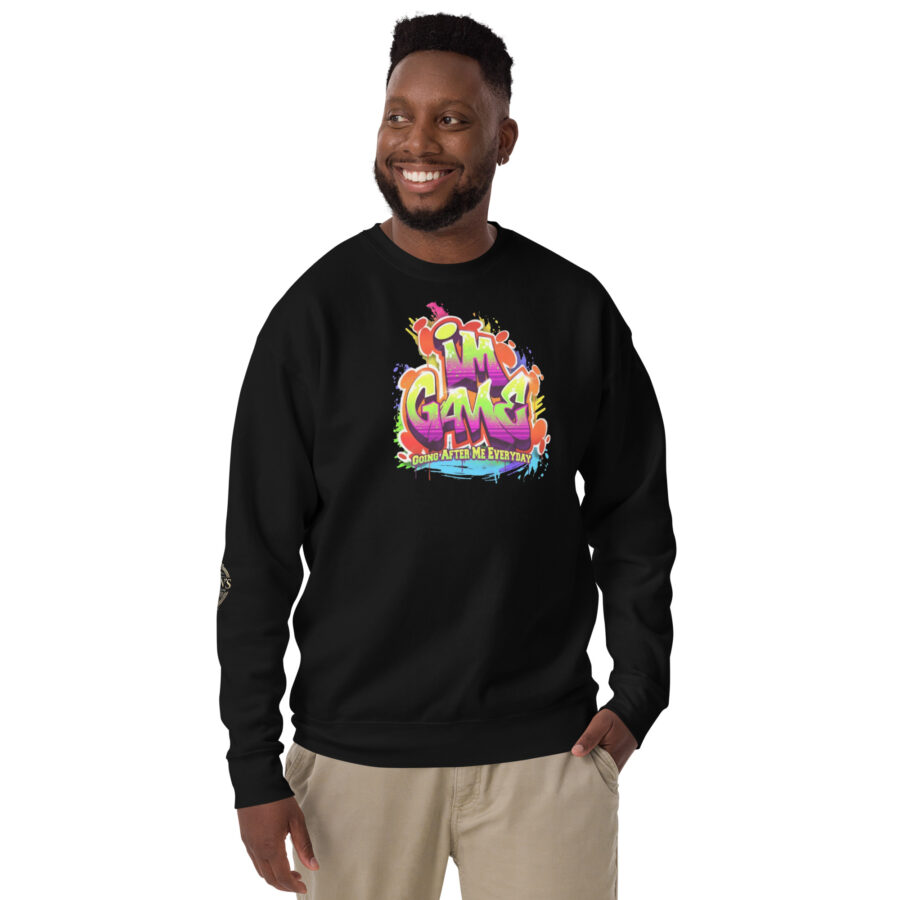 I'M G.A.M.E Unisex Premium Sweatshirt - Image 3