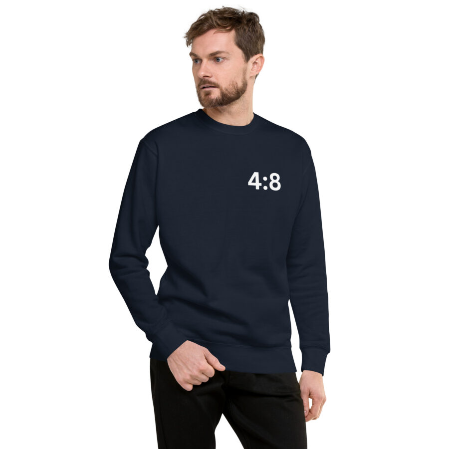 4:8 Unisex Premium Sweatshirt - Image 2