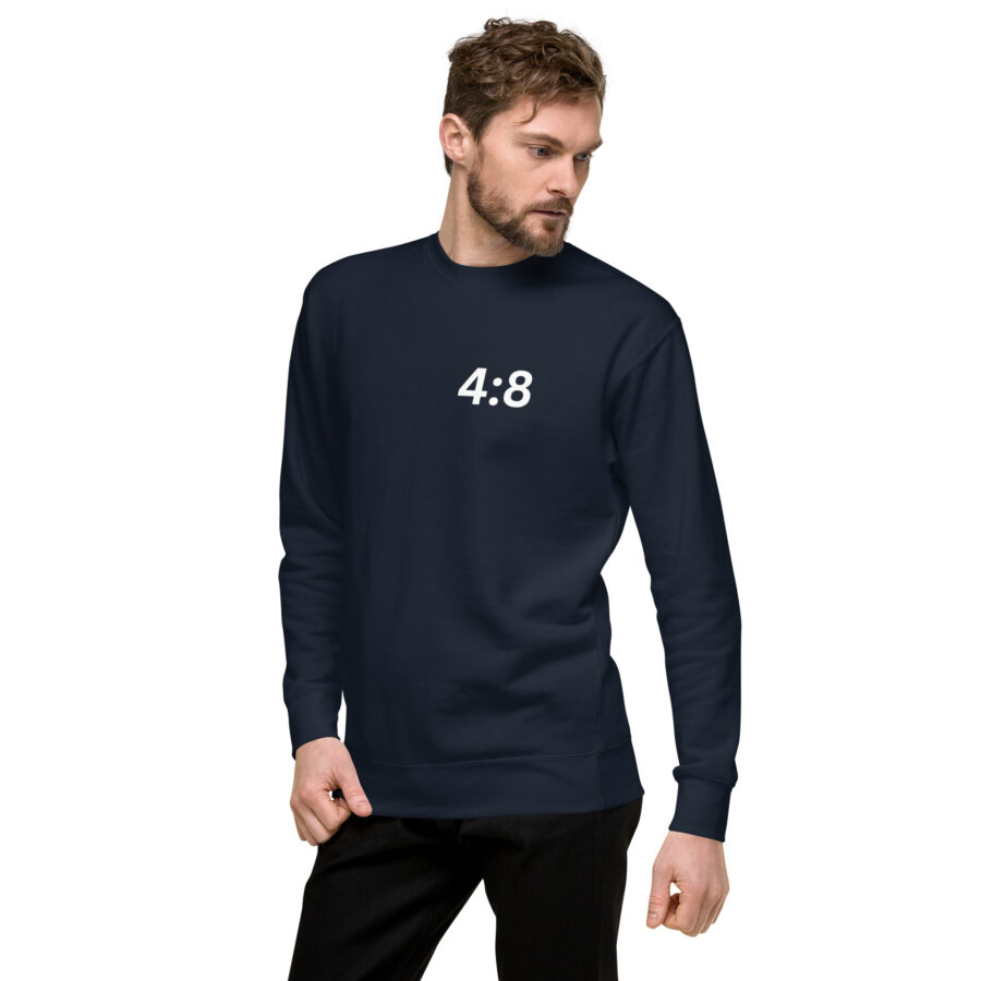 4:8 Unisex Premium Sweatshirt - Image 4